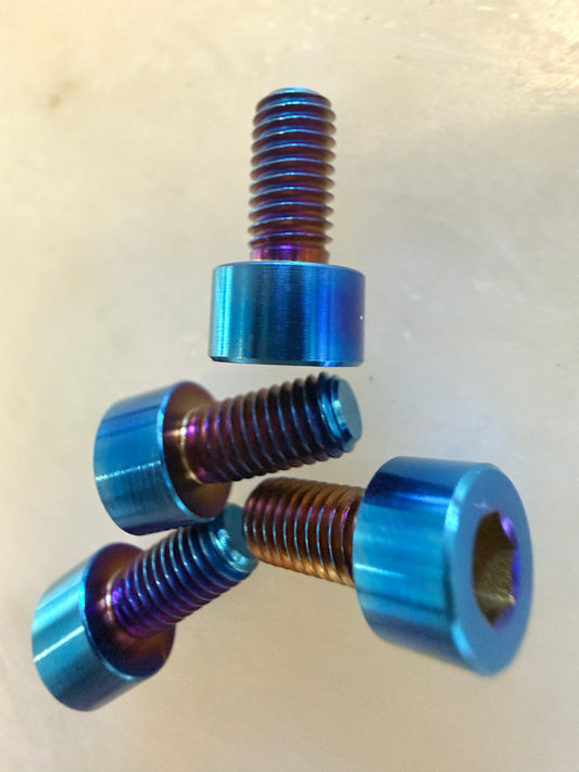 Titanium Front Fender Mounting Bolts - MX4 MX3 XXX LBX ERIDE SS 2.0 & SS 3.0