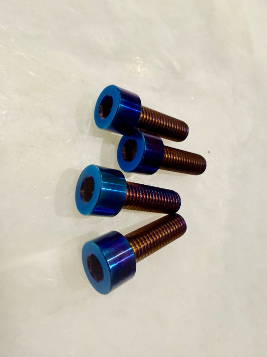 Titanium Foot Peg Bracket Mounting Bolts - MX3 MX4 XXX
